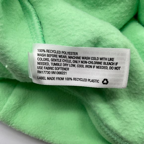 All In Motion x4 Girls 1/4 Zip Hooded Fleece Tops XS(4/5) Mint Green - Picture 9 of 9